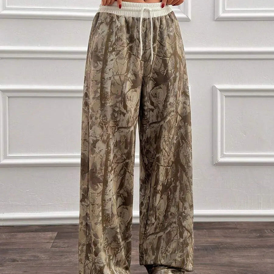 Nyx™| Pantalón de chándal ancho con estampado