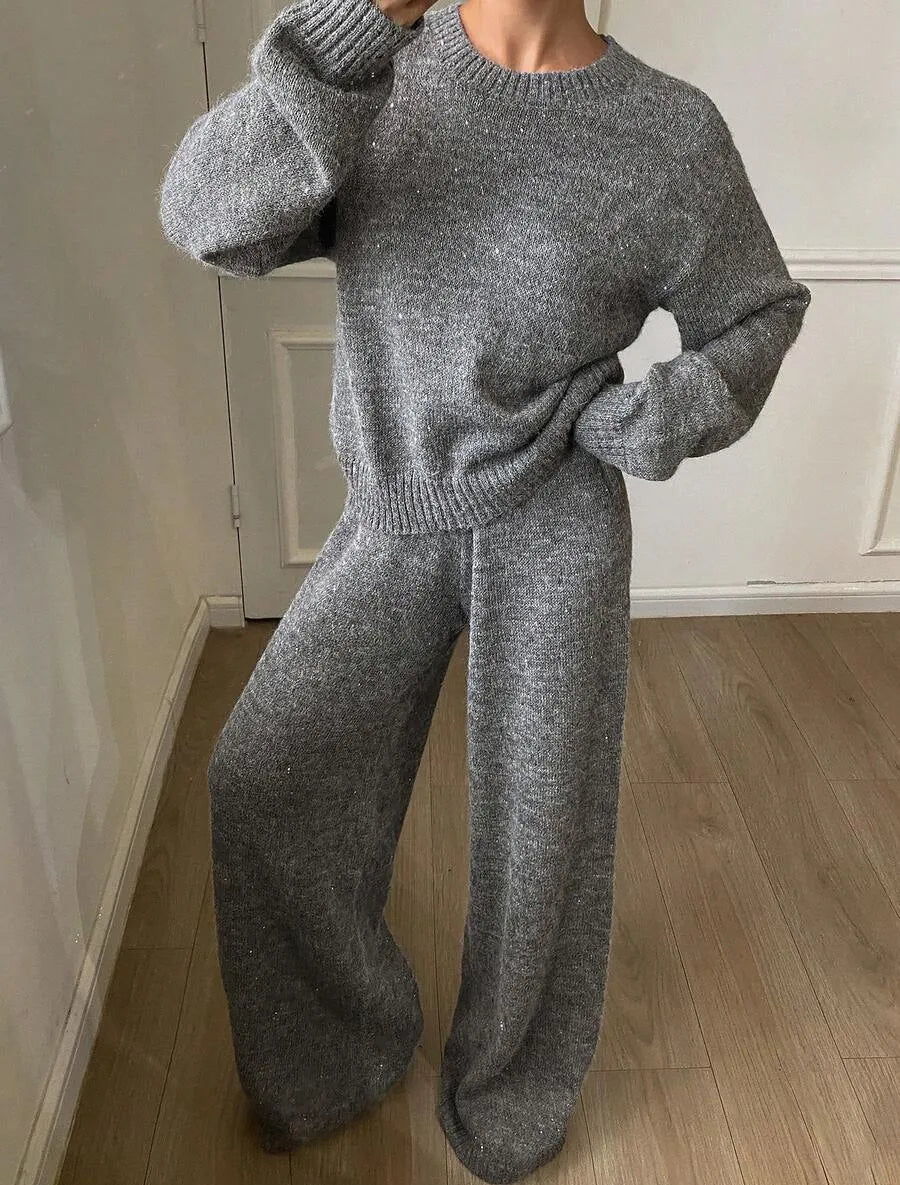 Cassy™| Conjunto de suéter y pantalón otoño/invierno