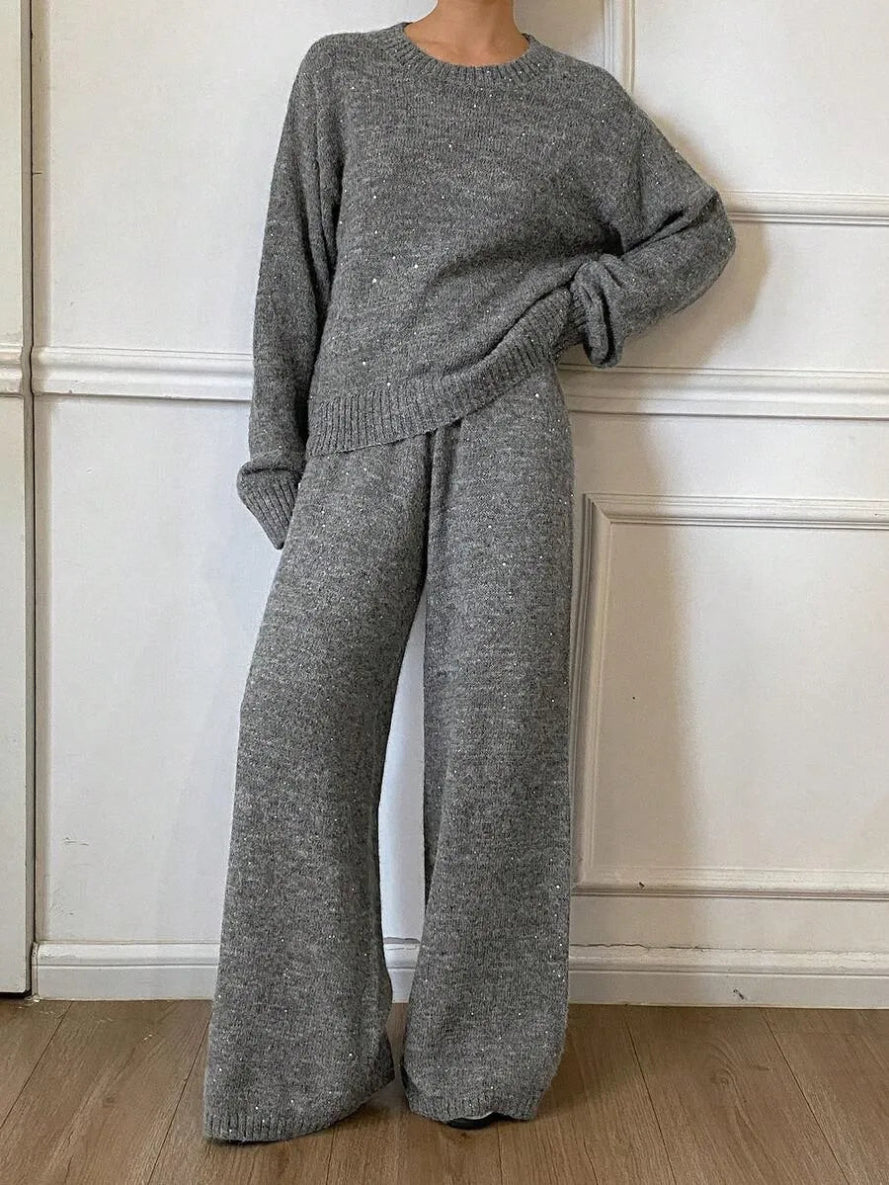 Cassy™| Conjunto de suéter y pantalón otoño/invierno