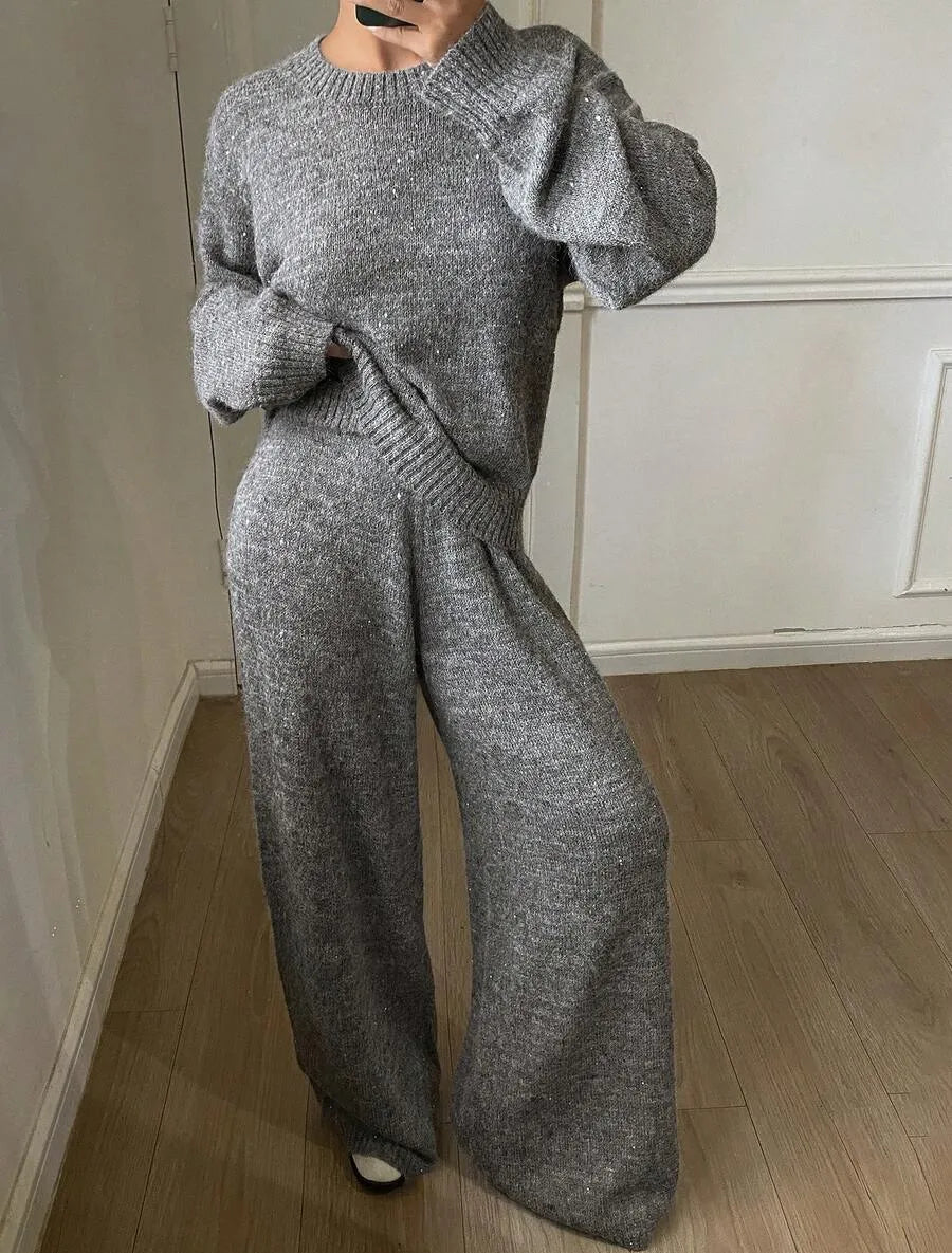 Cassy™| Conjunto de suéter y pantalón otoño/invierno