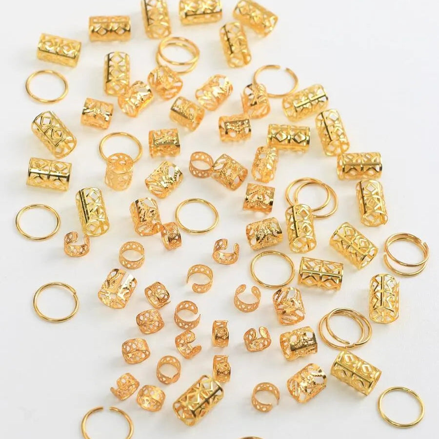 Set de 80 piezas Abalorios para trenzas