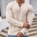 Henley™ | Camiseta textura Waffle