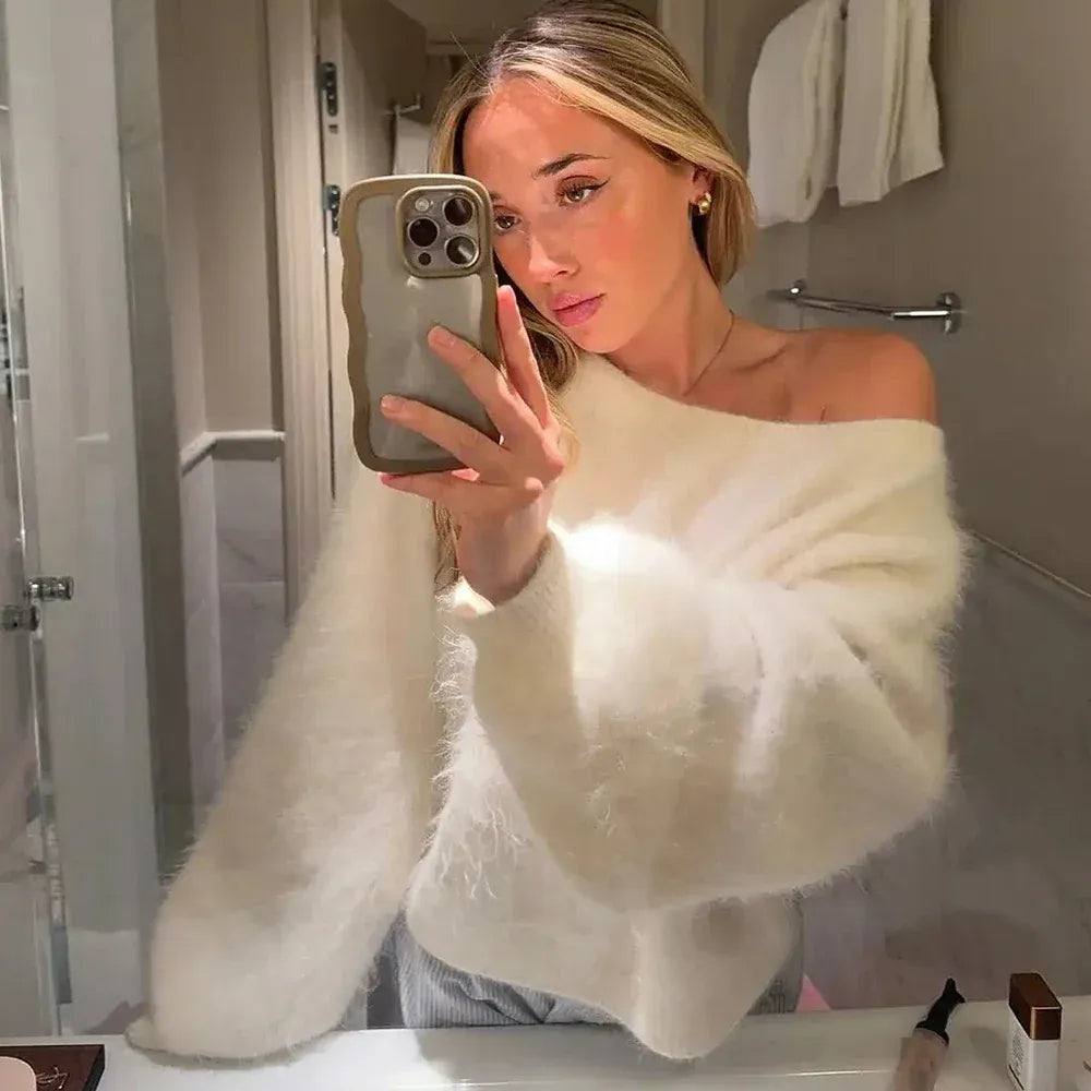 Bea™ | Suéter holgado de felpa