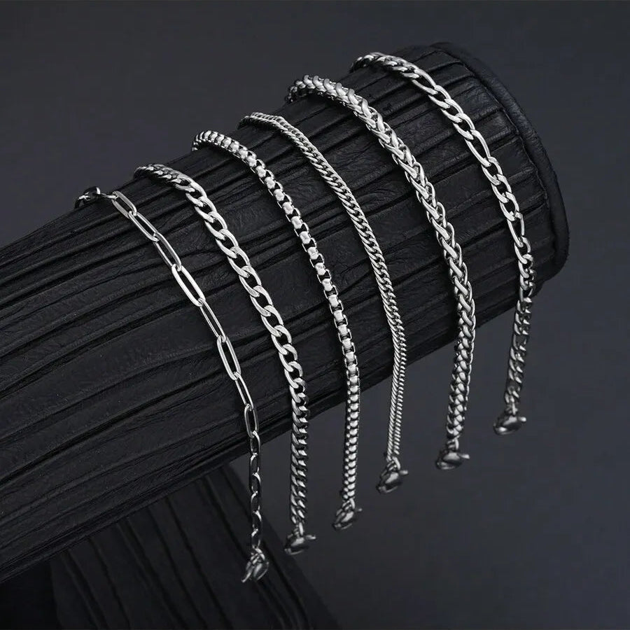 Set de 6 piezas de acero inoxidable