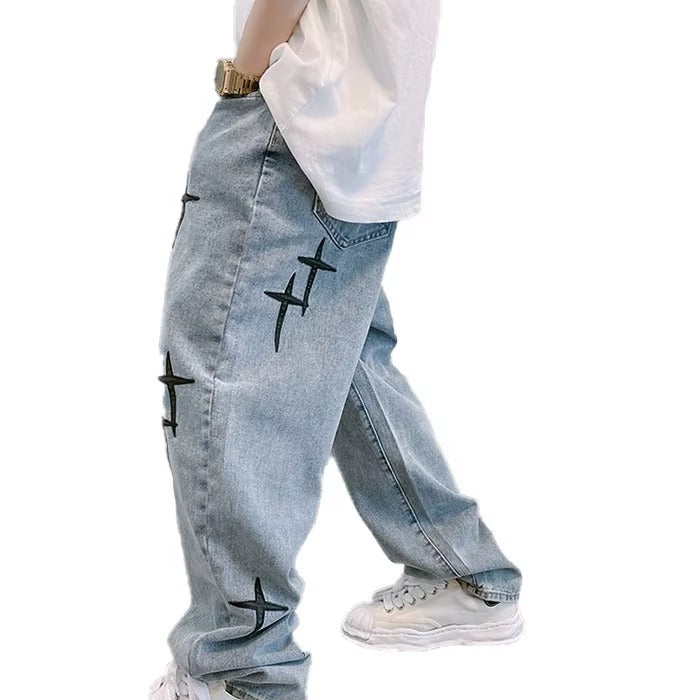 Acel™| Vaqueros anchos con estampado