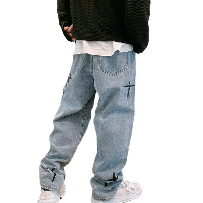 Acel™| Vaqueros anchos con estampado