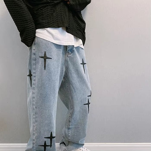 Acel™| Vaqueros anchos con estampado