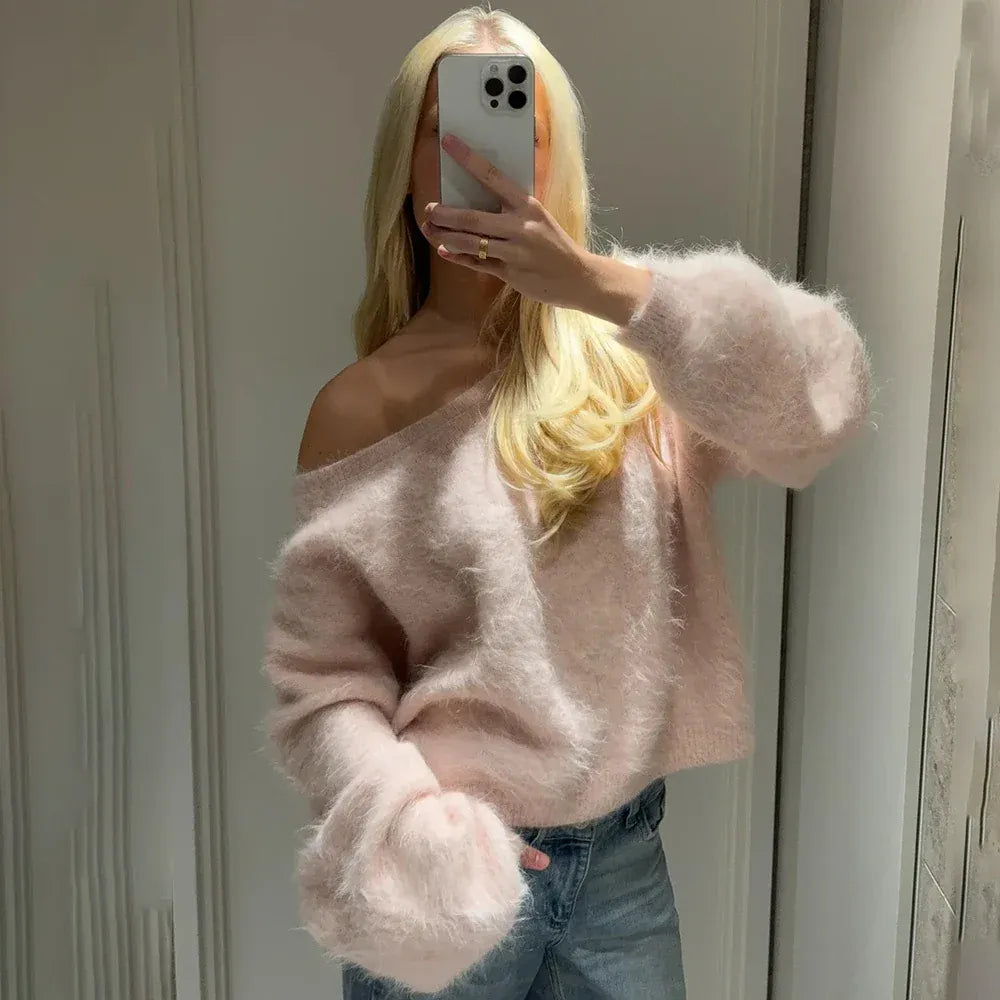 Bea™ | Suéter holgado de felpa